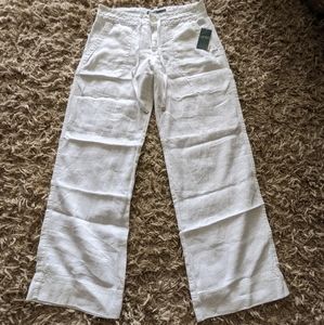 Lauren by Ralph Lauren white pants